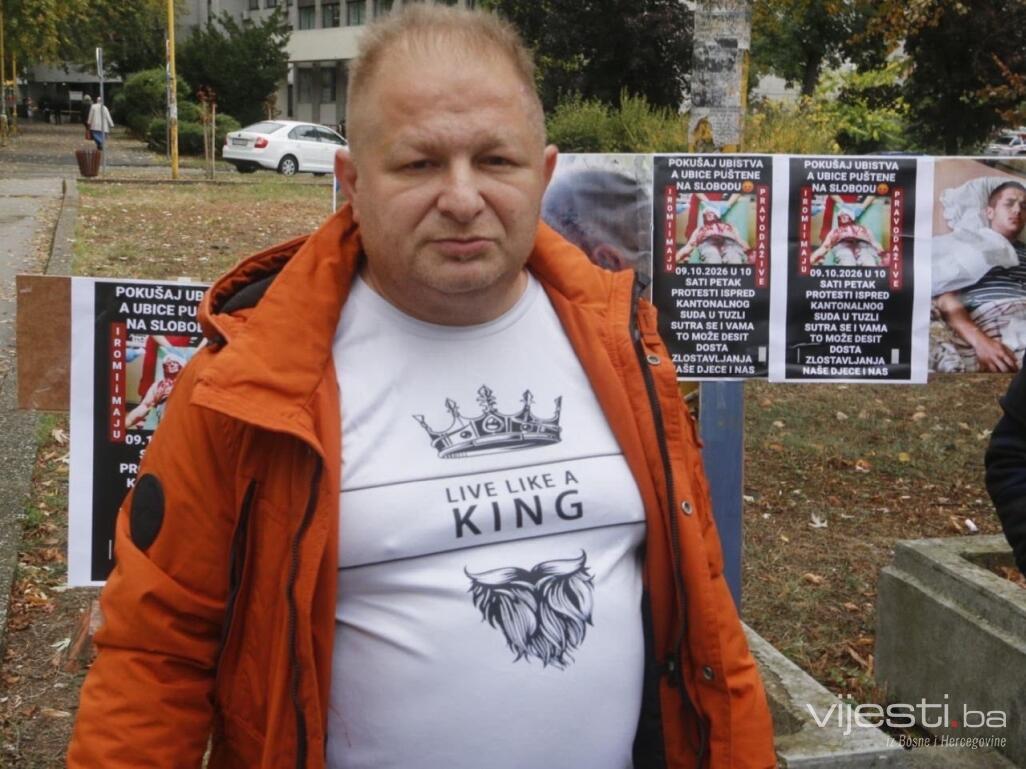 Otac i sin pretučeni, napadač na slobodi: U Tuzli organizovani protesti