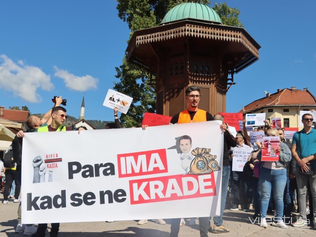 Protesti zbog subvencija u Sarajevu: Para ima, kad se ne krade