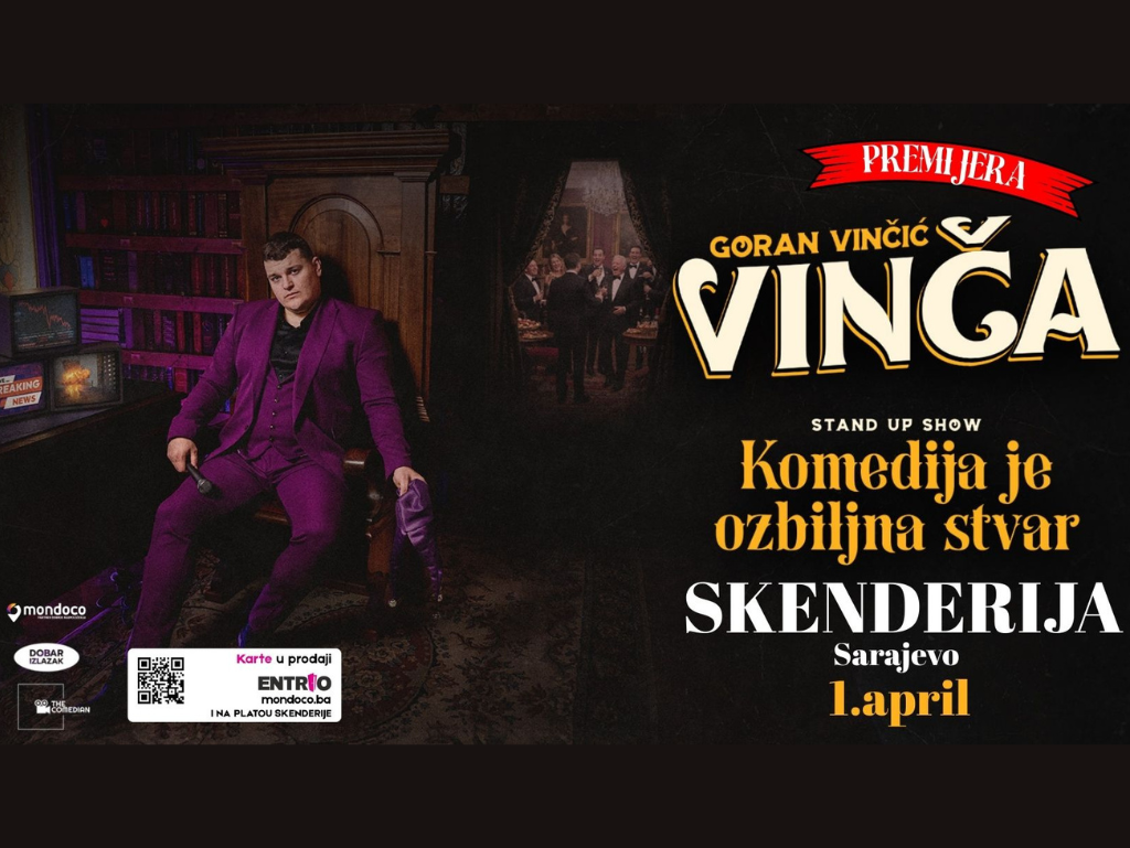Puštene posljednje ulaznice za stand up show "Komedija je ozbiljna stvar"