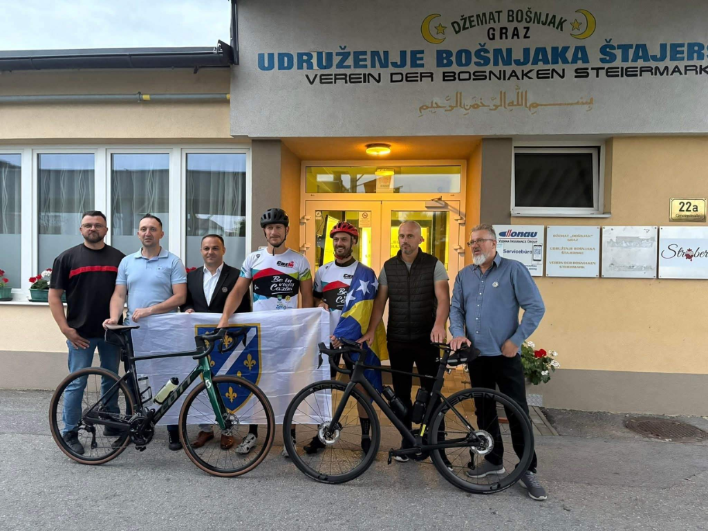 Put mira i sjećanja: Ispraćeni biciklisti na maraton Graz – Srebrenica