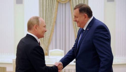 Putin odlikovao Dodika Ordenom Aleksandra Nevskog