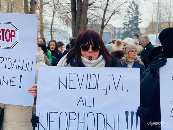 Radnici u pravosuđu TK ostali bez plate: Sutra novi protest