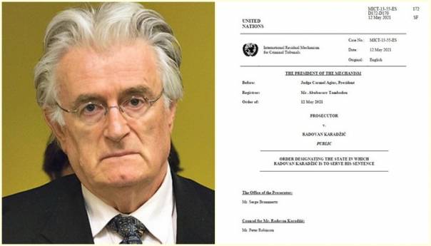Radovan Karadžić zatvorsku kaznu služit će u Velikoj Britaniji