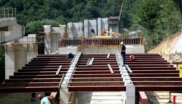 Radovi na poddionici Koridora Vc Tarčin - Ivan u punom jeku