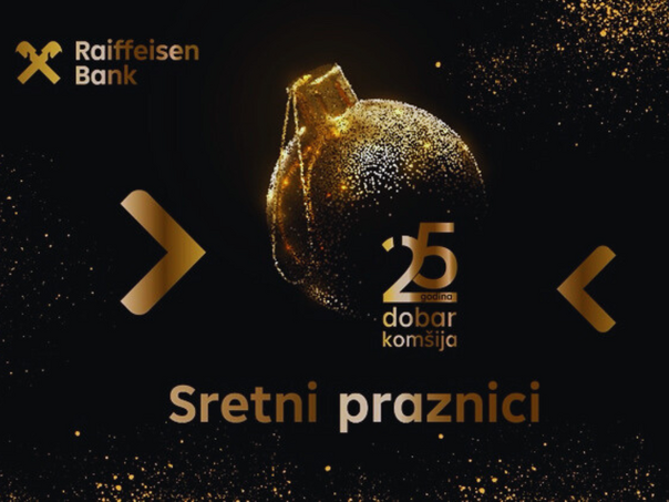 Raiffeisen banka nastavila praksu donacija povodom praznika