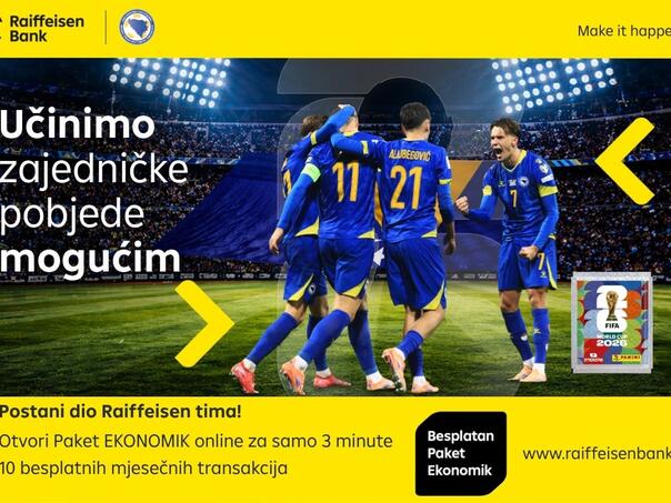 Raiffeisen nogometna groznica: Učlanite se među prvih 500 i osvojite vrijedne nagrade