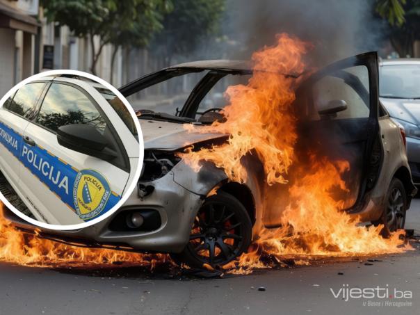 Rasvijetljene dvije paljevine vozila, u toku pretresi