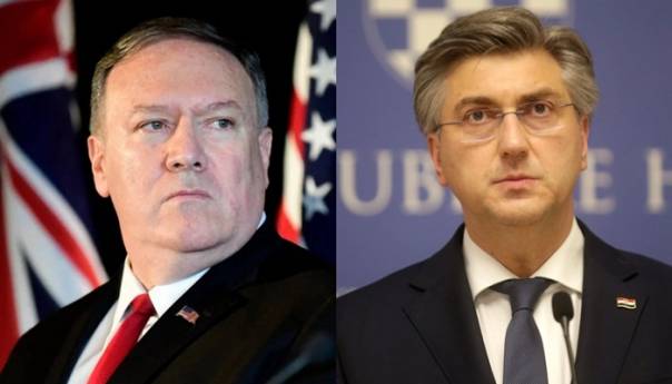 Razgovarali Plenković i Pompeo, govorilo se i o BiH