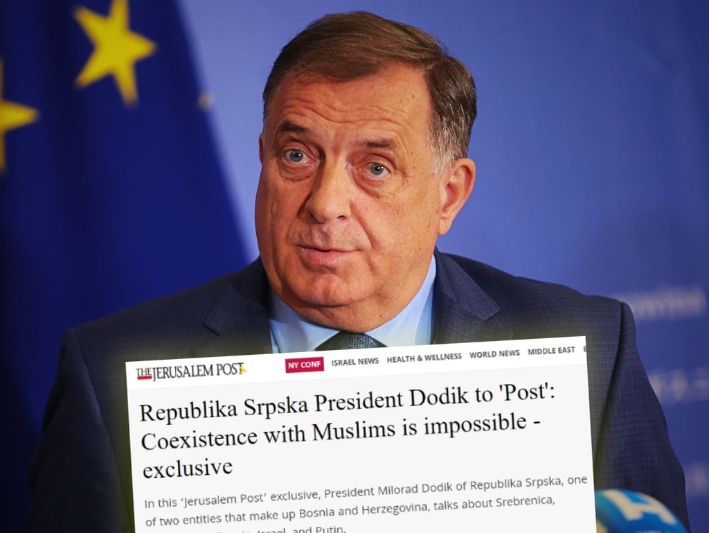 Reakcije na Dodika i Jerusalem Post: Poremećen intervju, pun mržnje