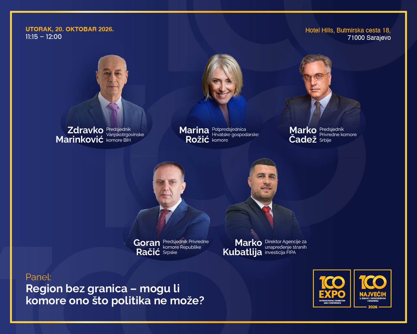 Region bez granica: Mogu li komore ono što politika ne može?