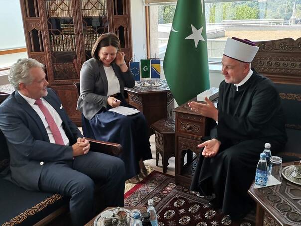 Reisul-ulema primio u oproštajnu posjetu Johanna Sattlera