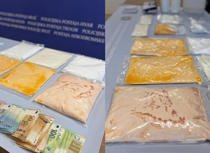 Rekordna zapljena u Splitu: Pronađena droga vrijednosti 200.000 eura