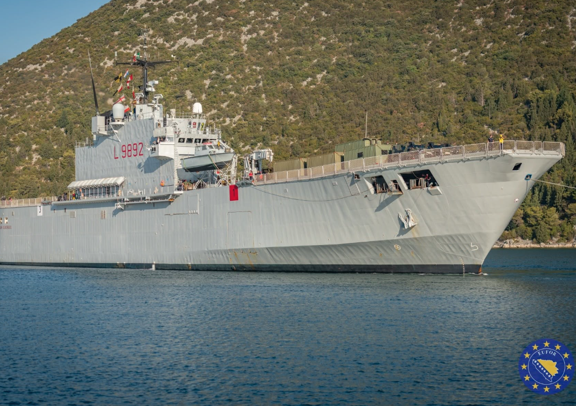 Rezervne trupe EUFOR-a iz Italije stigle pomorskim putem u BiH