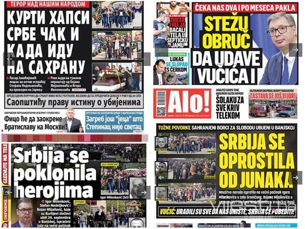 Režimski mediji teroriste nazivaju herojima, junacima, borcima za slobodu