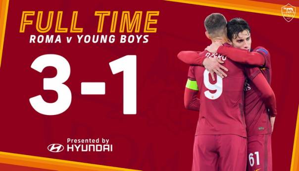 Roma pobijedila Young Boys, Džeko postigao sjajan gol