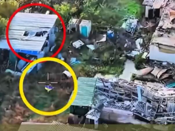Rusi podigli zastavu da glume osvajanje sela, Ukrajinci im srušili plan