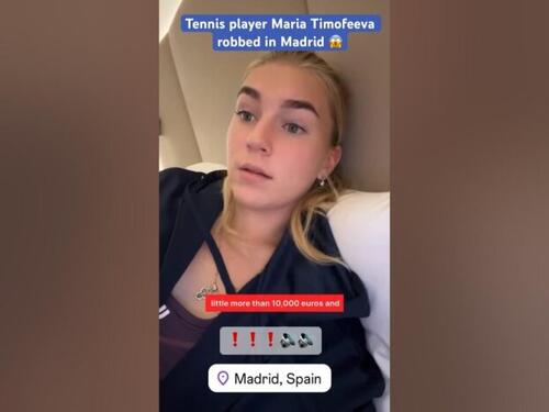 Ruska teniserka opljačkana u Madridu