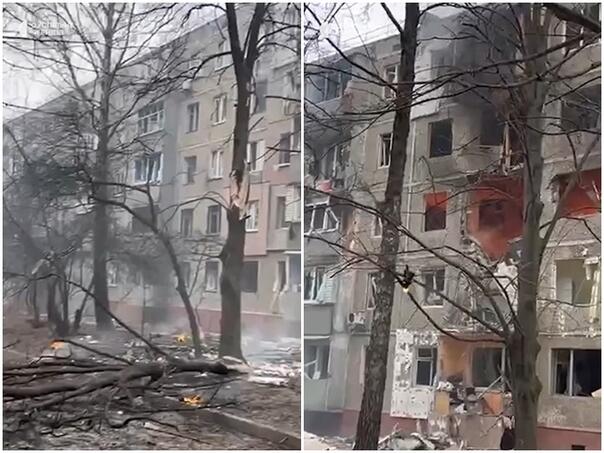 Ruski dron pogodio zgradu u Ukrajini, povrijeđeno i dijete