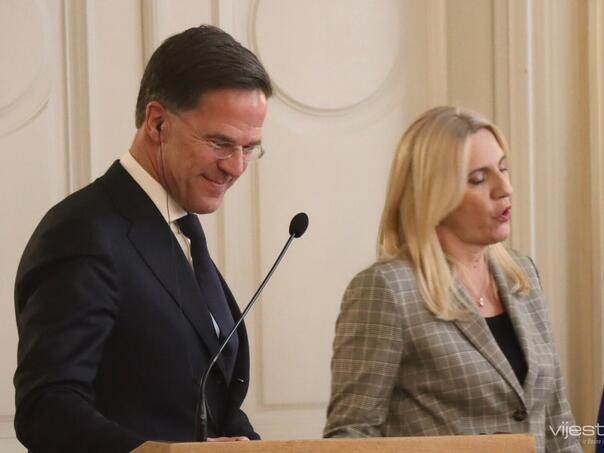 Rutte održao lekciju Cvijanović: NATO je uz BiH, ovo nije 1992., podržavamo Schmidta!