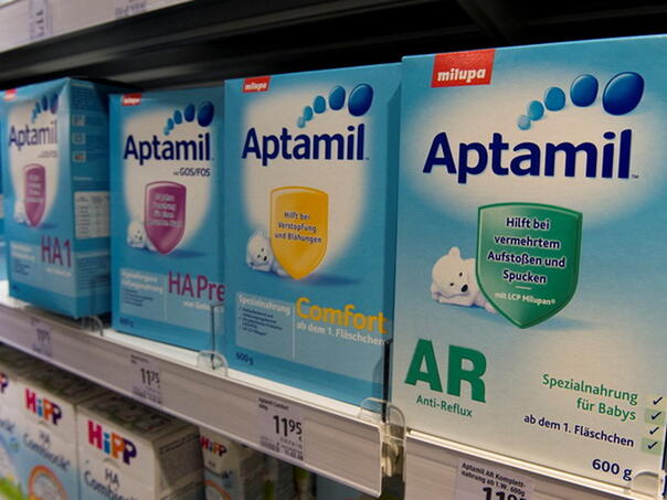 Sa tržišta povučena hrana za dojenčad Aptamil AR1