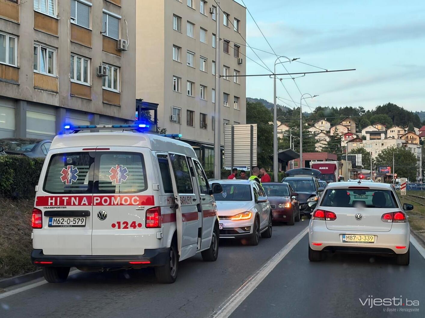 Saobraćajna nezgoda u Vogošći, ima povrijeđenih