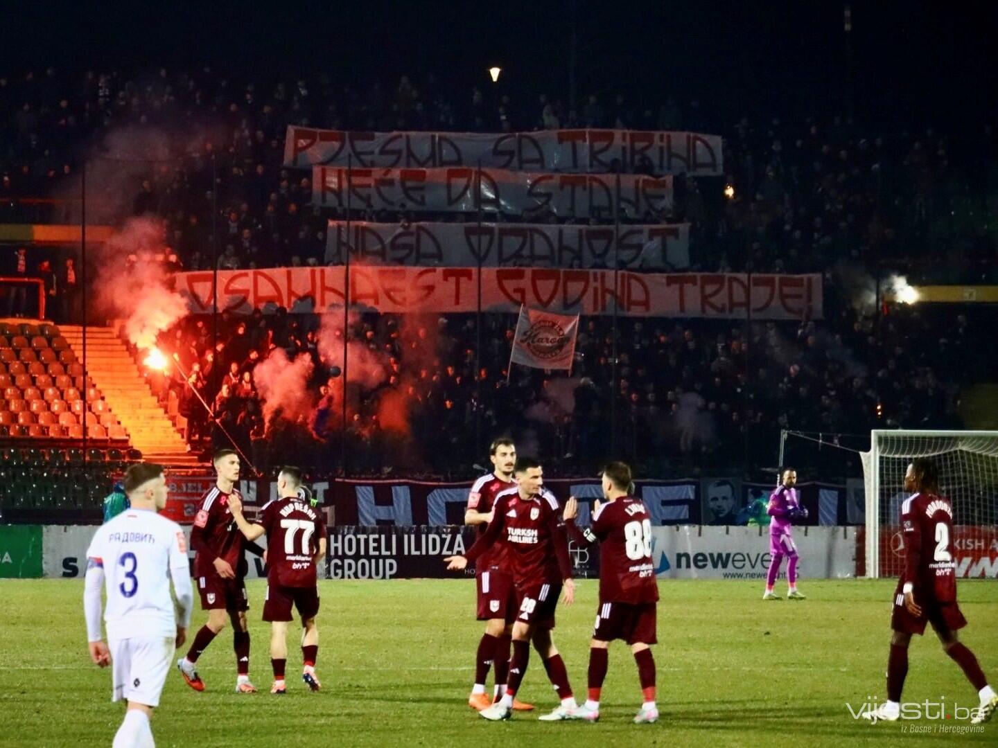 Sarajevo slavilo protiv Radnika, Menalo zabio na debiju