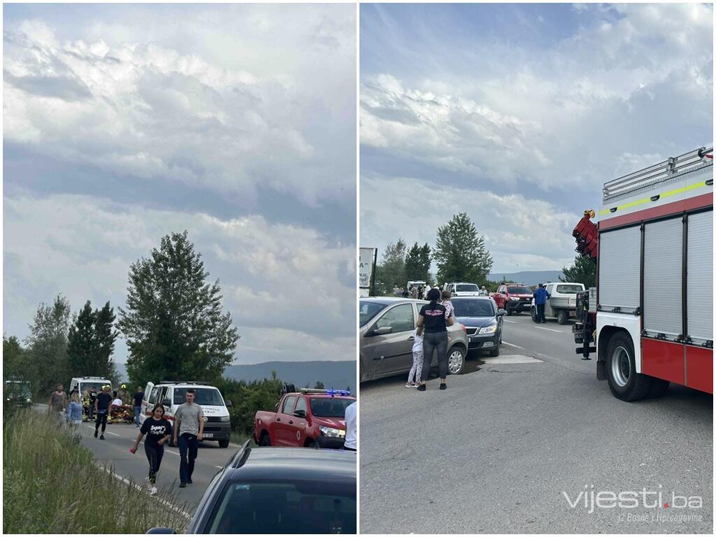 Sarajevo: Teška saobraćajna nesreća, automobil sletio sa ceste