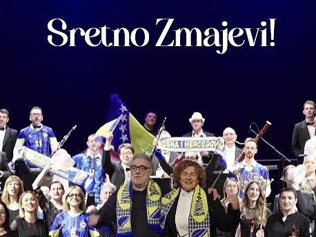 Sarajevska filharmonija u dresovima poslala moćnu podršku reprezentaciji BiH