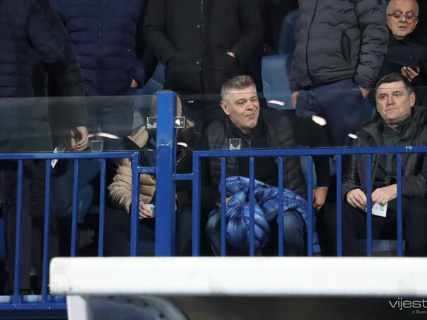 Savo Milošević na Grbavici prati derbi Želje i Zrinjskog