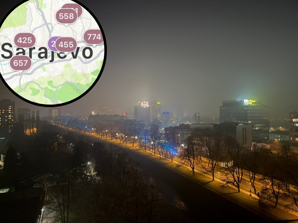 Situacija sa zagađenjem zraka u Sarajevu je dramatična!