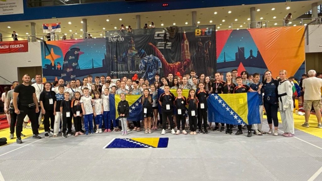 Taekwondo klub Iskra iz Hadžića briljirao na Balkanskom prvenstvu