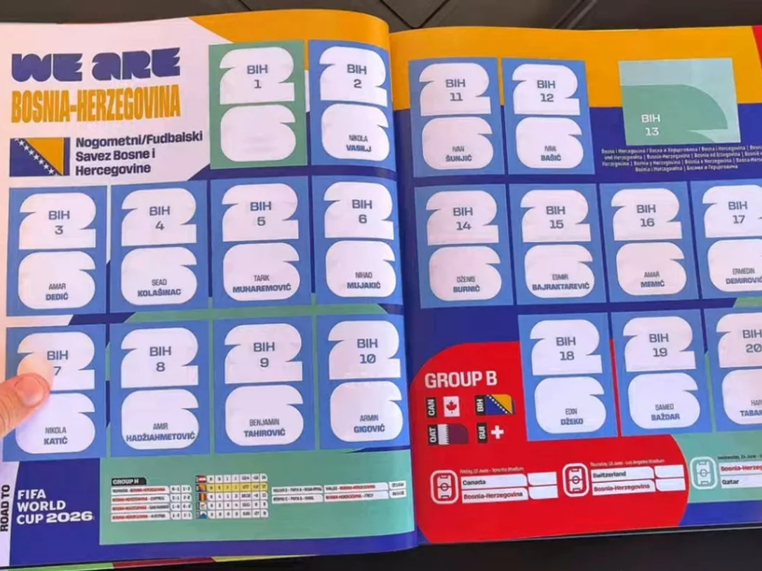 U Panini albumu izostavljen talentovani bh. reprezentativac