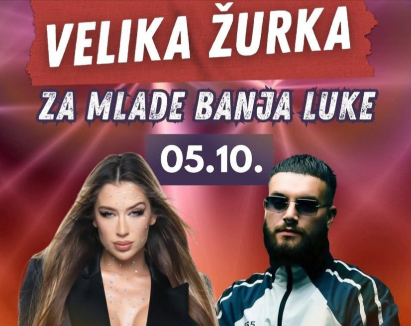 Skandalozno: Na vratima osnovne škole u BiH plakat za koncert Nuccija i Tee Tairović