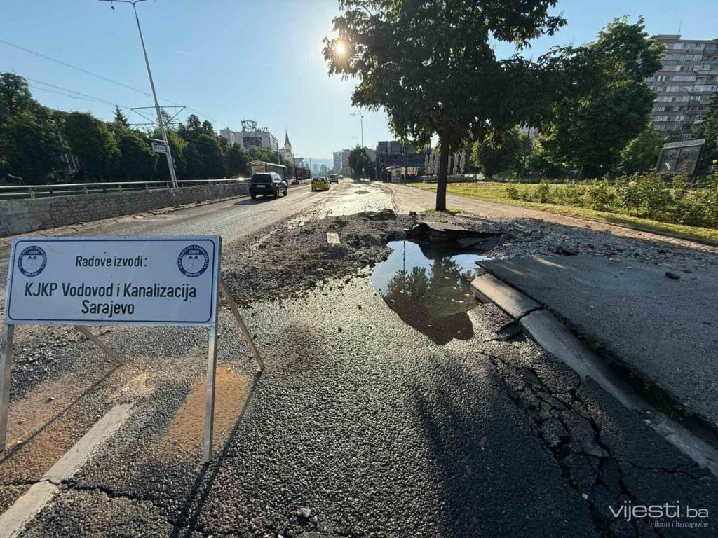 Skoro cijelo Sarajevo u ponedjeljak bez vode