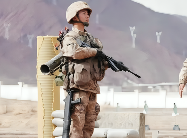 Kineski vojnik izazvao pažnju: Toliko oružja nema ni u video igrama