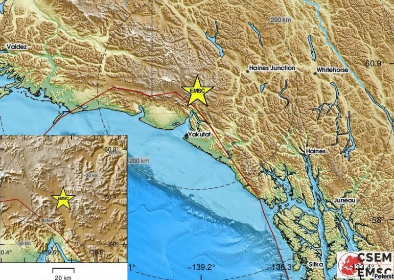 Snažan zemljotres na granici Kanade i Aljaske