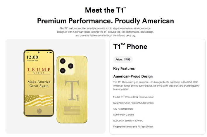 Šta se desilo sa zlatnim mobitelom kojeg je Trump htio proizvoditi?