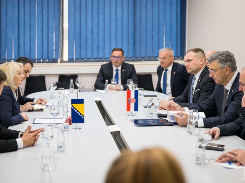 Šta su dogovorili Krišto i Plenković u Mostaru?