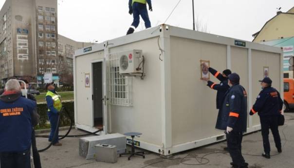 Štab civilne zaštite Općine Novo Sarajevo obezbijedio kontejner za trijažu