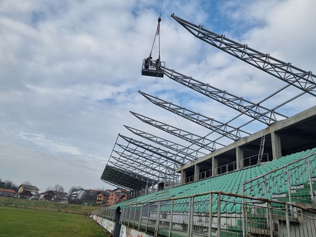 Stadion u BiH dobija novi izgled, radovi su u završnoj fazi