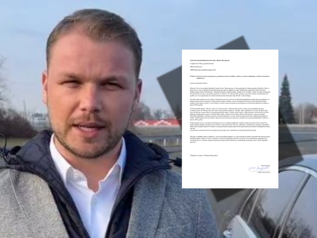 Stanivuković pisao konzulatu Hrvatske zbog pretresa na granici