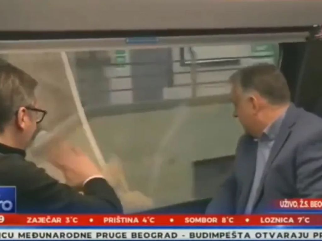 Stari snimak Vučića i Orbana iz voza ponovo hit: Sada ima novo značenje