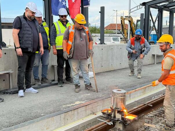 Šteta obišao gradilište tramvajske pruge na Ilidži