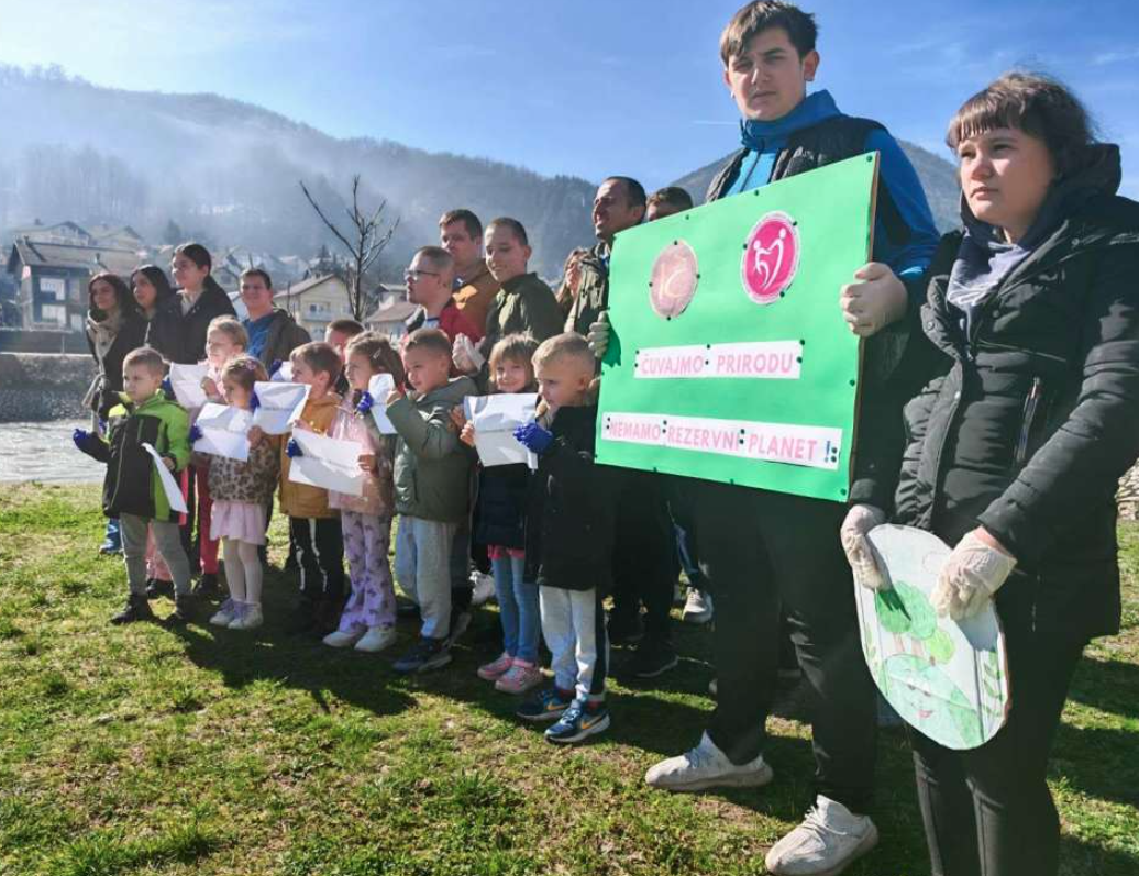 Štićenici JU Centar za djecu i odrasle s teškoćama u razvoju čistili rijeke u tri grada ZDK-a