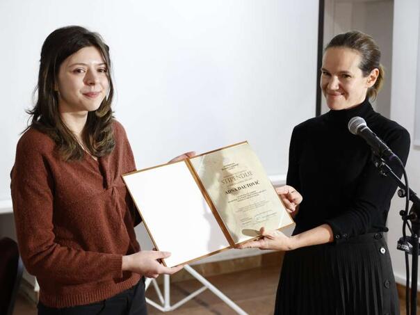 Stipendija Fondacije "Karim Zaimović" za ovu godinu dodijeljena Adni Dautović