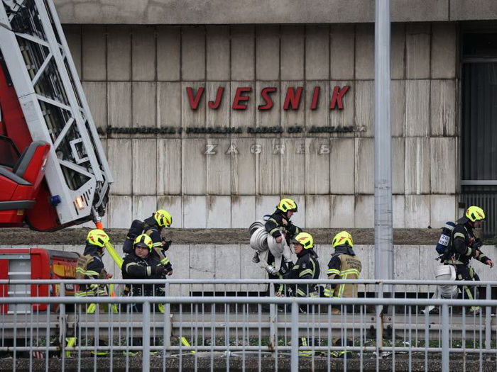 Stotine kilograma eksploziva za rušenje Vjesnikovog nebodera