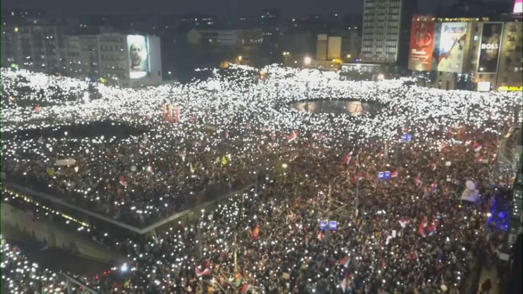 Studenti Beogradskog univerziteta na protestu: Borimo se za pravdu i odgovornost