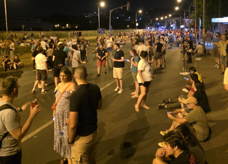Studenti blokirali blokirali ključne tačke u Beogradu