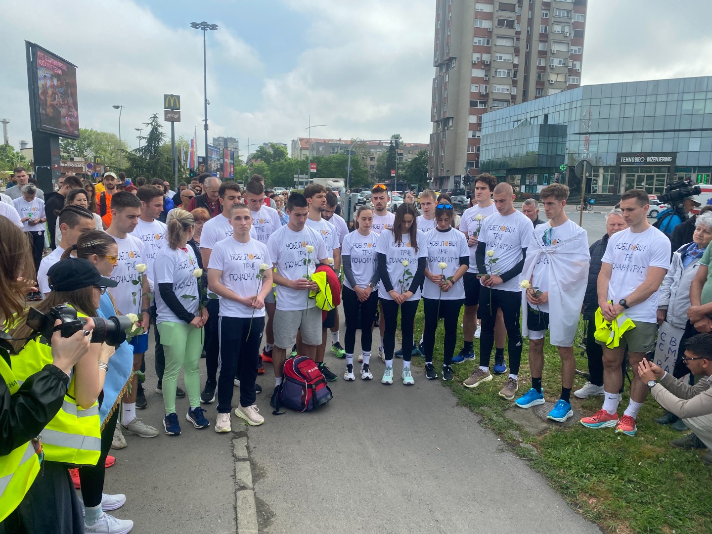 Studenti maratonci krenuli iz Novog Sada za Bruxelles