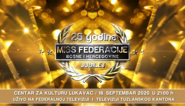 Sutra izbor 'Miss Federacije BiH 2020'